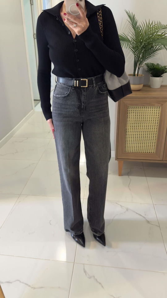 Noni Füme Wıde Leg Jean