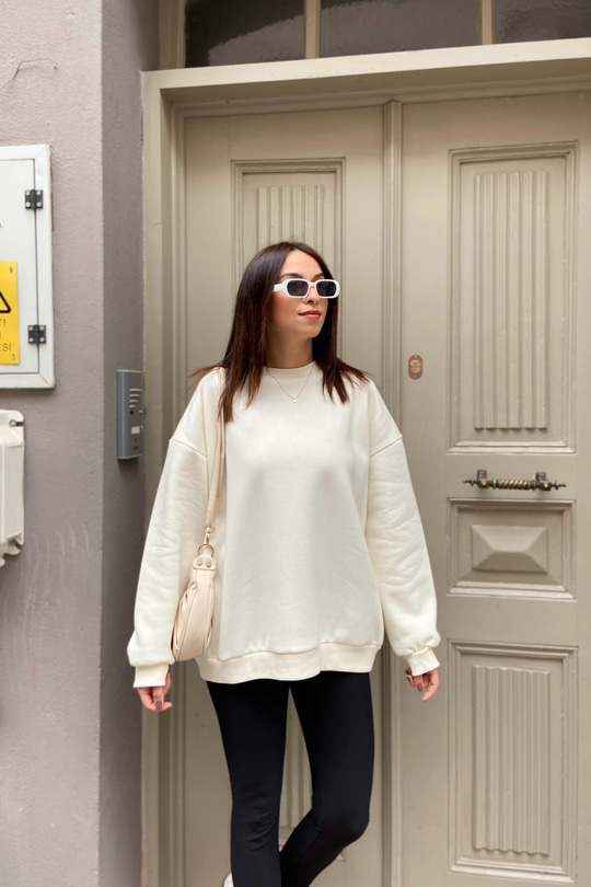 NA-KD Ekru Sweatshirt