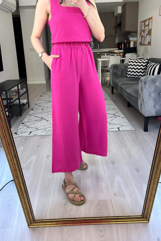 Pembe Keten İkili Takım