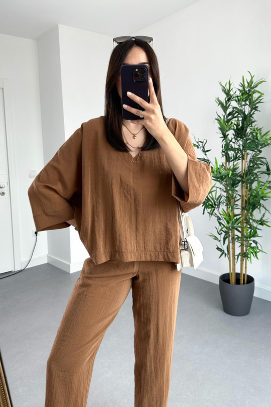 Rudy Koyu Camel Tensel İkili Takım
