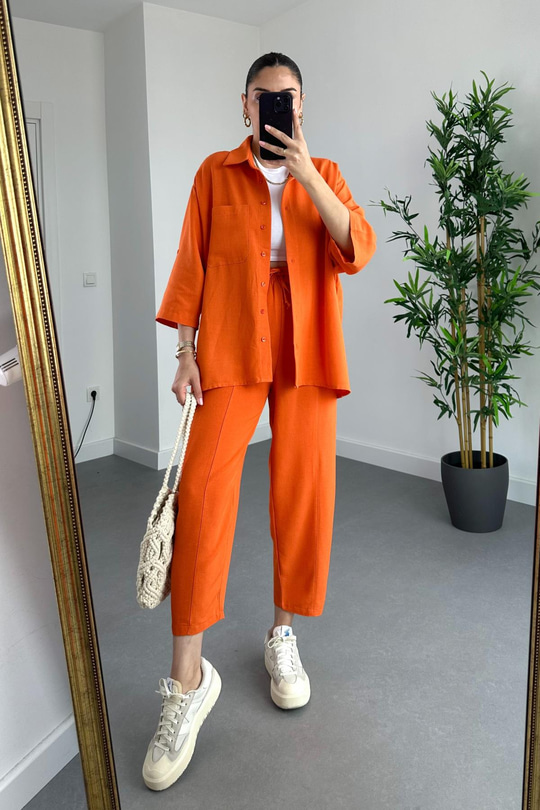 Zolex Orange Keten İkili Takım