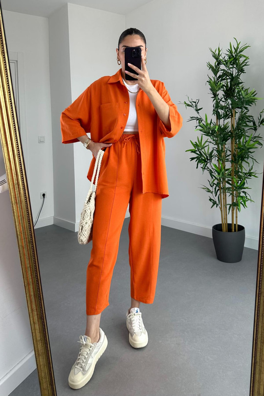Zolex Orange Keten İkili Takım