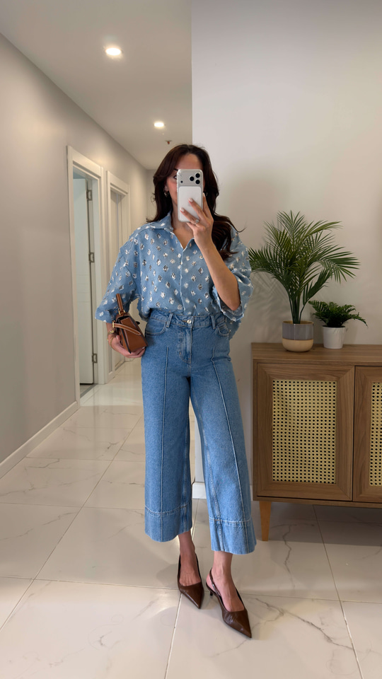 ZR Wolde Mavi Önü Çımalı Jean