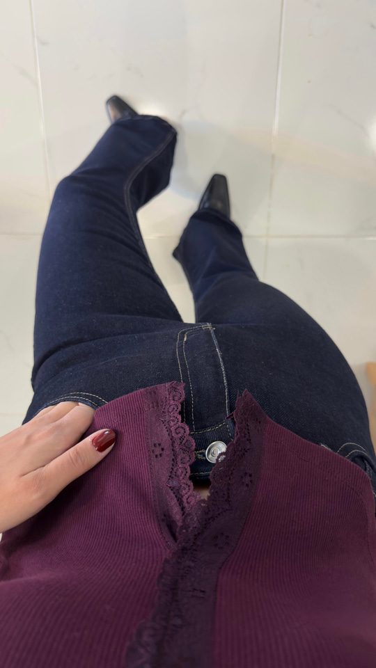 ZR Konse Dark Blue İspanyol Paça Jean