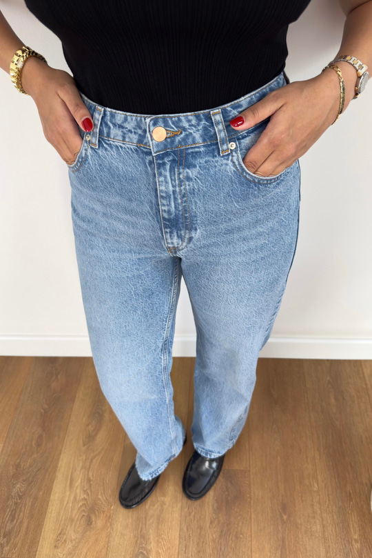 ZR Metan Mavi Straight Jean