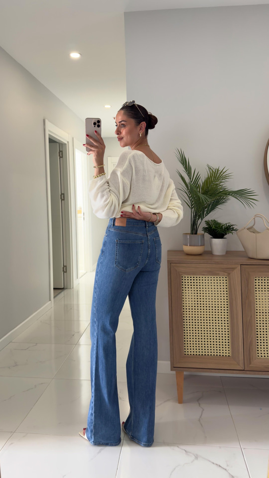 ZR Nensa Mavi Flare Jean