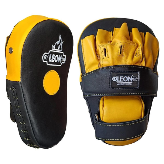 Leon Energy Hakiki Deri Kick Boks ve Muay Thai El Lapası Sarı