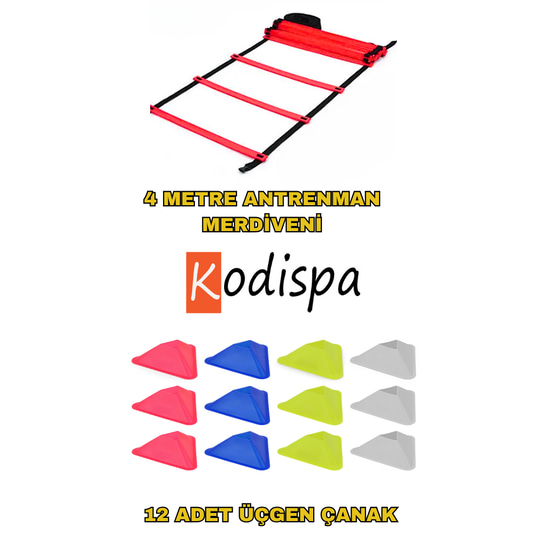 Kodispa 2'li Antrenman Seti ( Üçgen Çanak - Merdiven)