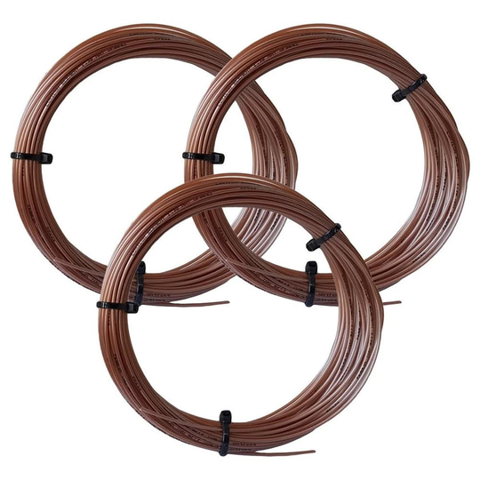 3 Adet Luxilon 125 Element Raket Kordajı 1,25 mm. Kordaj Bordo