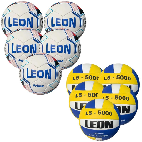 Leon Süper 5' li Sert Zemin Futbol - Voleybol Topları