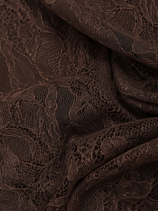 Ayarlanabilir Bel Flare Dantel Pantolon - Kahve