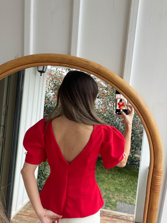 Alice Kırmızı Bluz