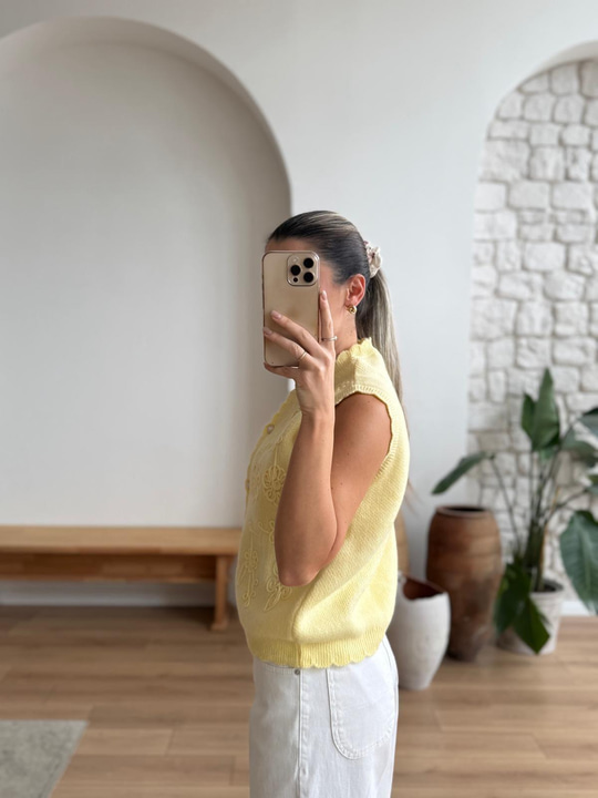 Ariana Sarı Yelek