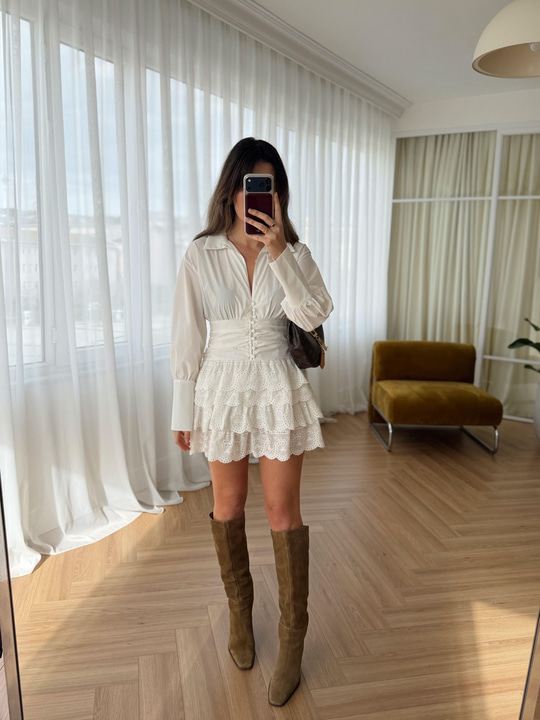 Flowy Elbise