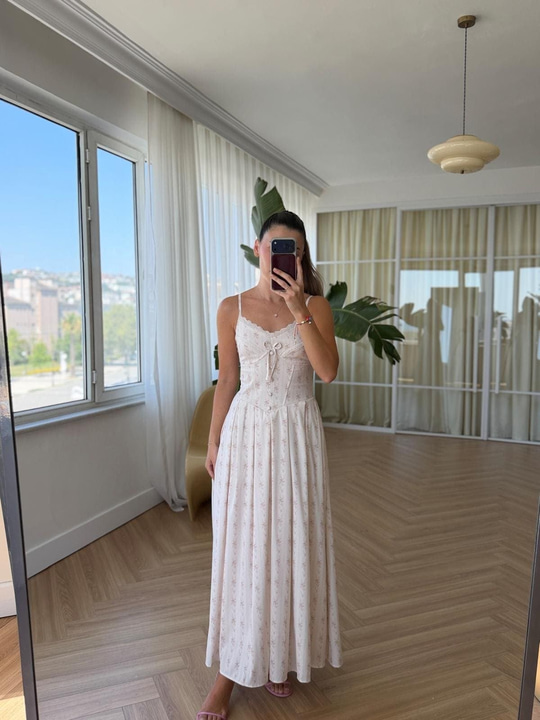 Julia Naturel Elbise