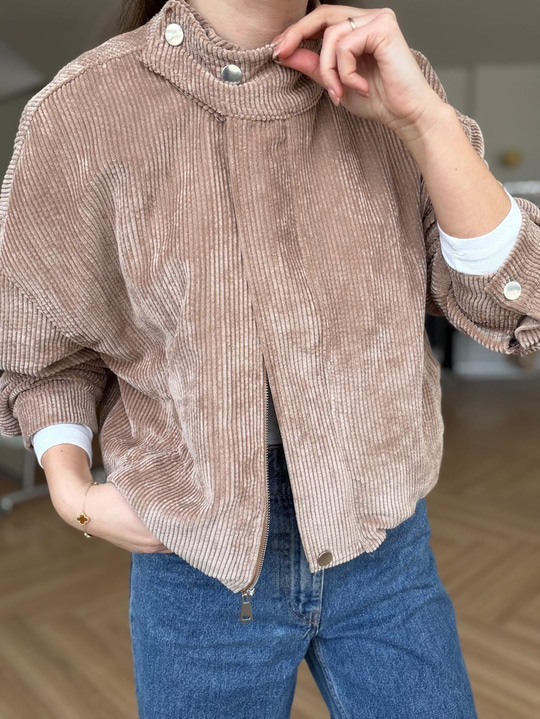 Kadife Bomber Ceket