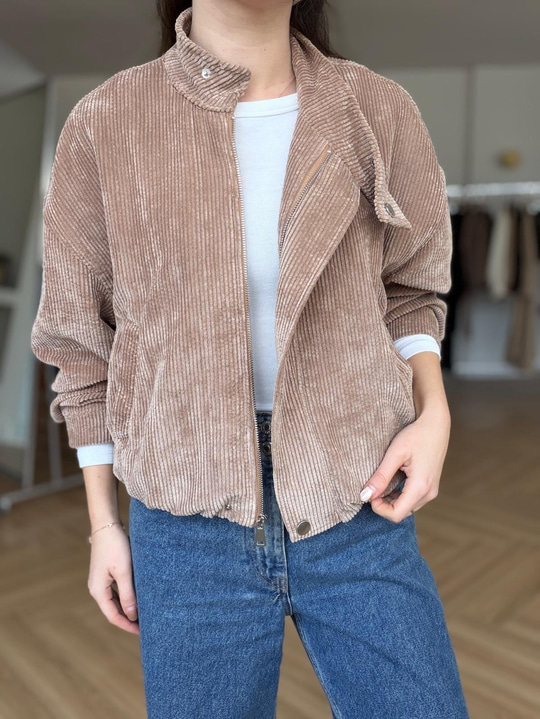Kadife Bomber Ceket
