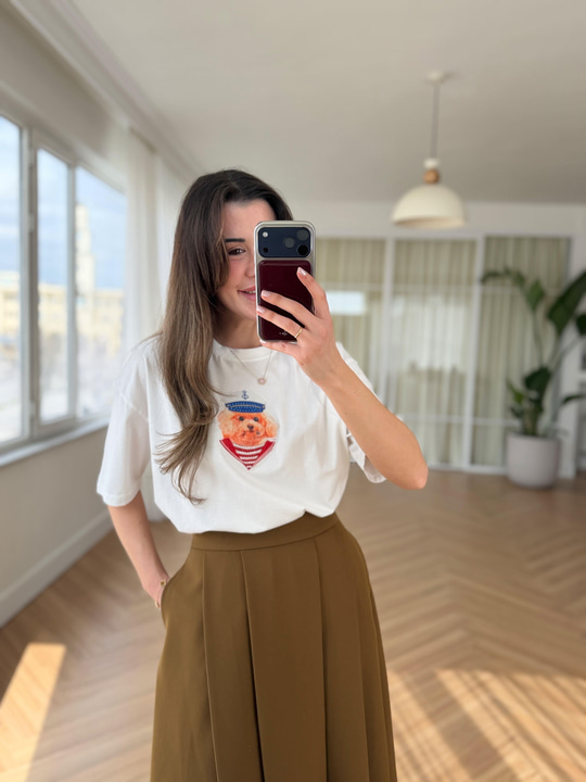 Kaptan Bony Baskılı Tişört