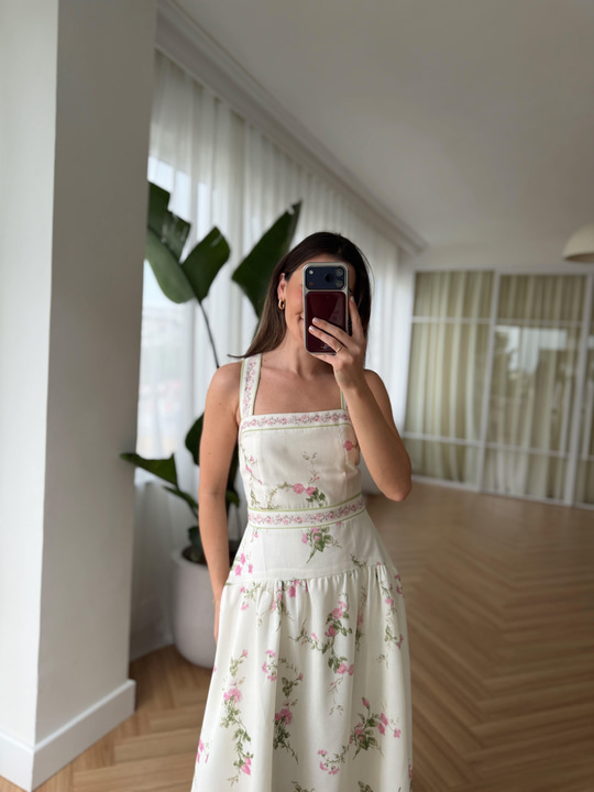 Lavinya Çiçekli Elbise