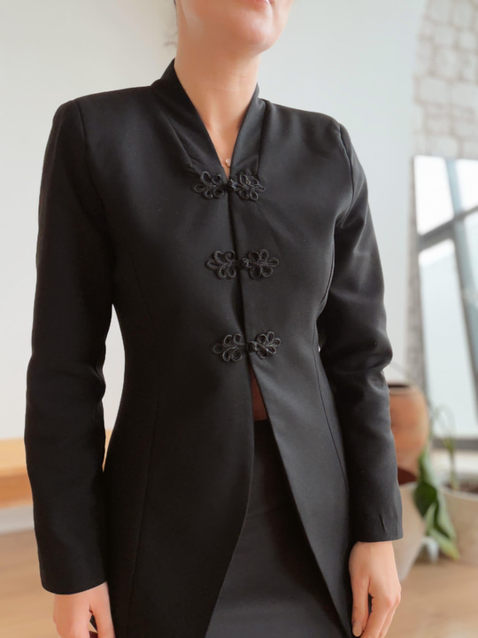 Ledia Siyah Blazer Ceket