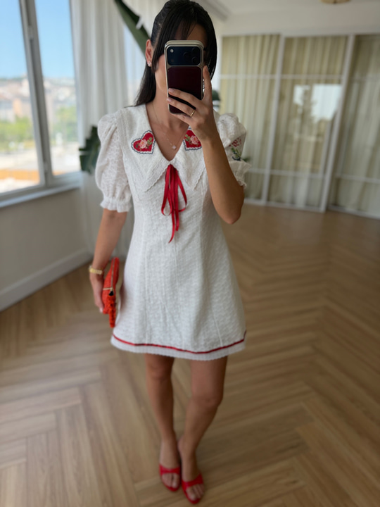Lisia Nakışlı Elbise