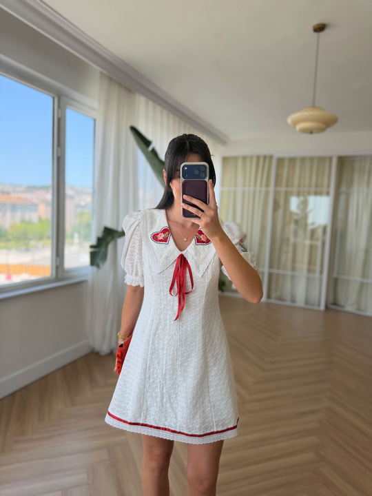 Lisia Nakışlı Elbise
