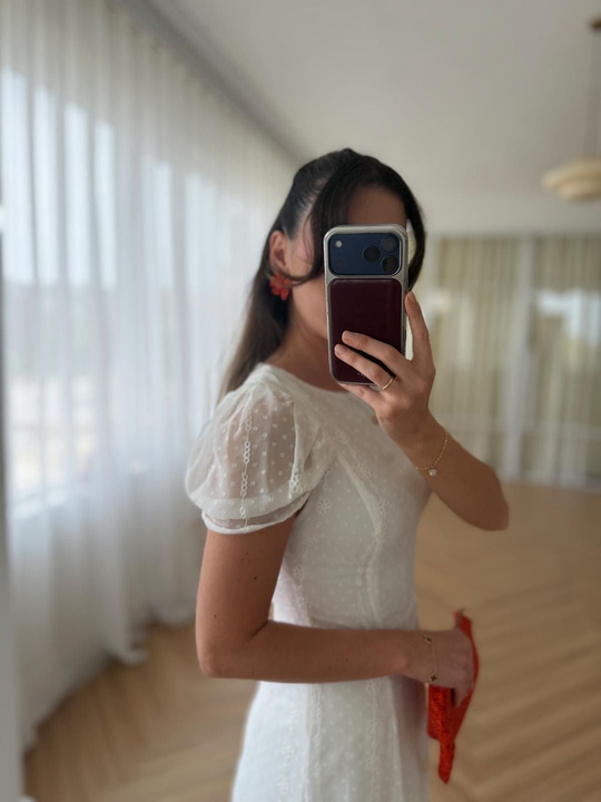 Lupita Beyaz Elbise 