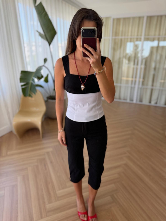 Modern Kesim Capri Pantolon