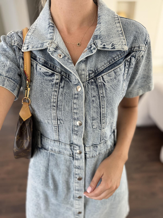Monika Denim Elbise