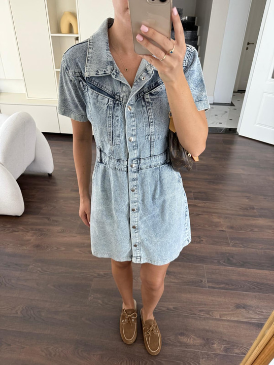 Monika Denim Elbise