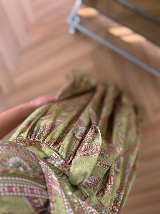 Olive Etnik Desen Elbsise