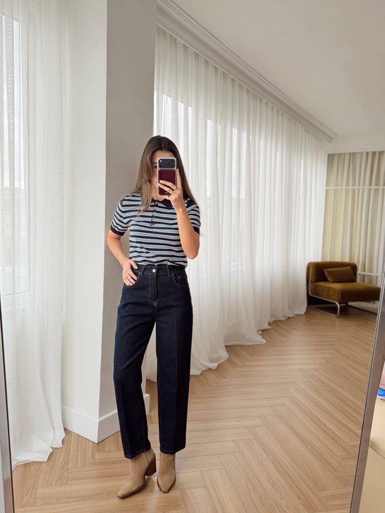 Rs Lacivert Mom Jean