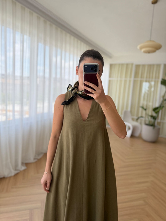 Siena Haki Elbise