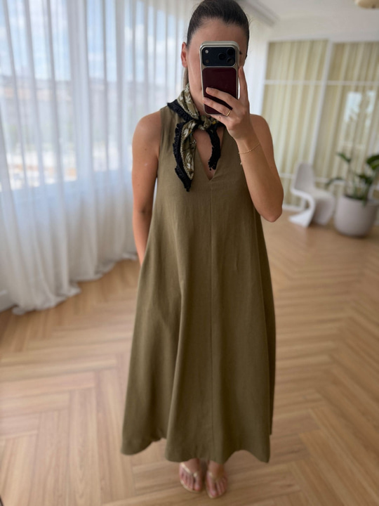 Siena Haki Elbise