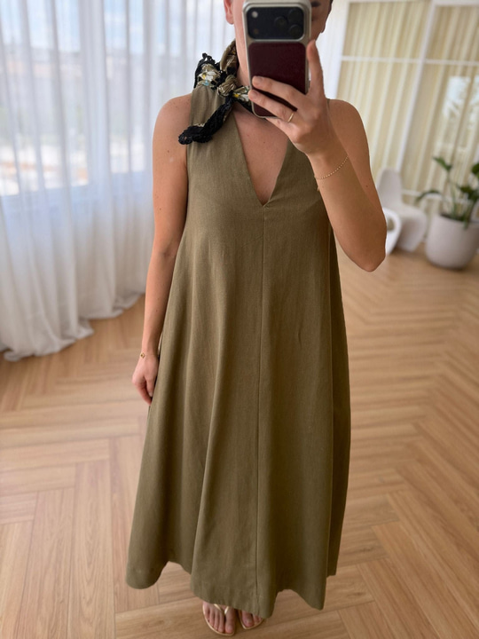 Siena Haki Elbise