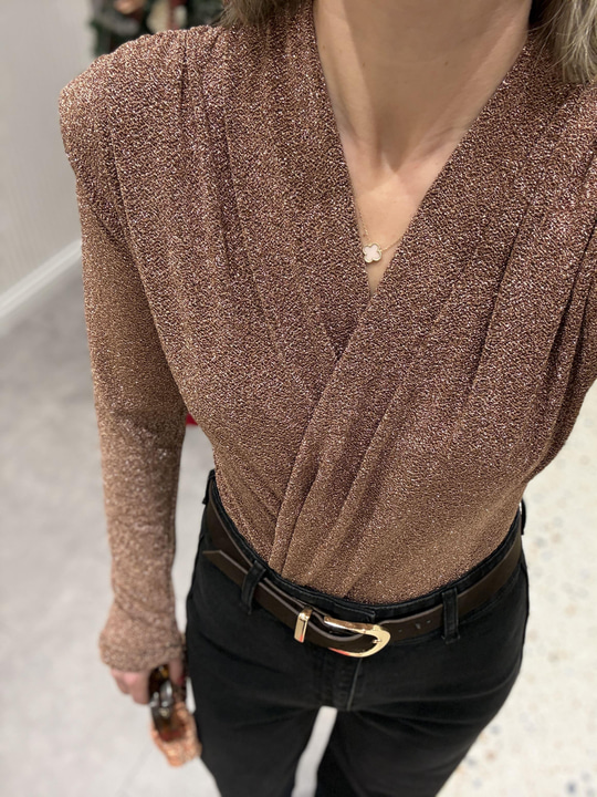 Simli Rose Gold Bodysuit