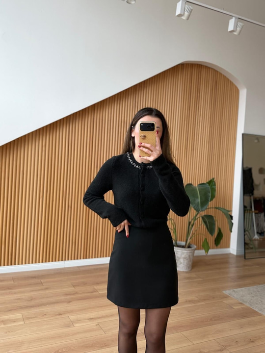 Siyah Mini Etek
