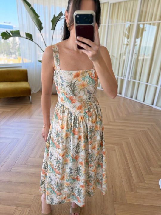 Soft Bloom Elbise