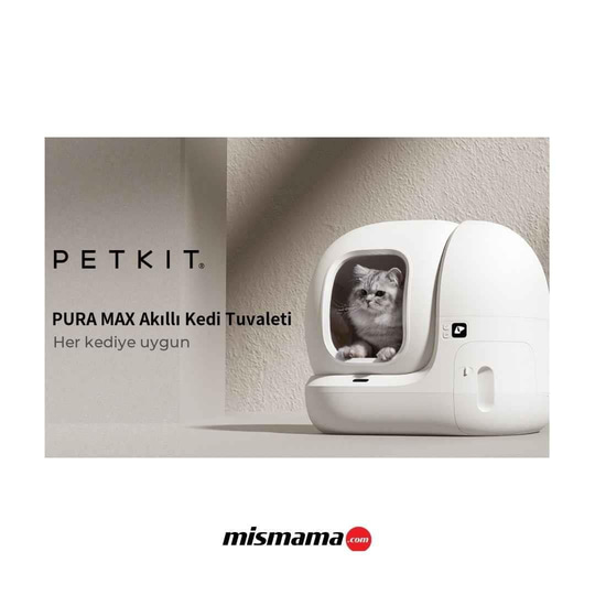 Petkit Pura Max 2 Akıllı Kedi Tuvaleti Beyaz (Resmi Distribütör Garantili)