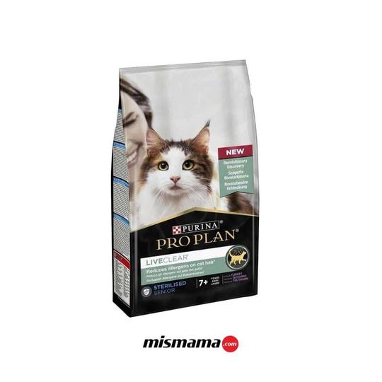 PRO PLAN® LIVECLEAR® 7+ Sterilised Hindili Kısırlaştırılmış Kedi Maması 1.4 Kg