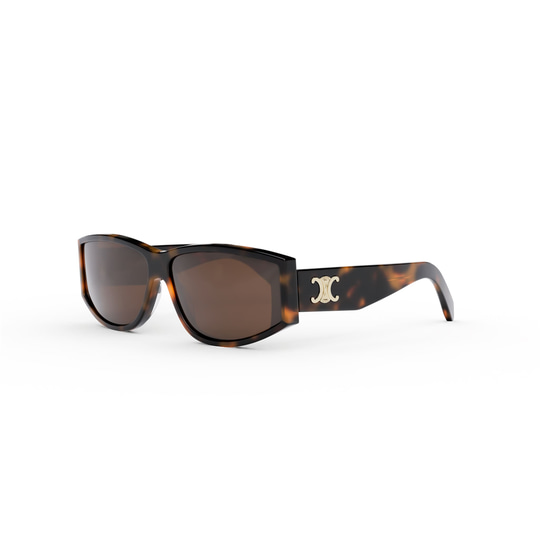 Celine Triomphe CL 40227U 55E Havana Geometrik Kadın Güneş Gözlüğü