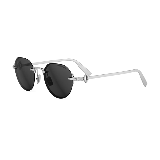 Dior Cd Diamond R5U F2B0 Oval Silver Erkek Güneş Gözlüğü