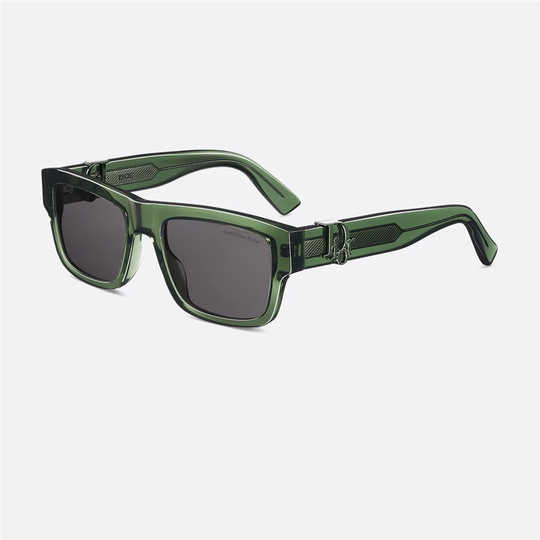 Dior Oblique S3I 55A0 Dikdörtgen Yeşil Erkek Güneş Gözlüğü