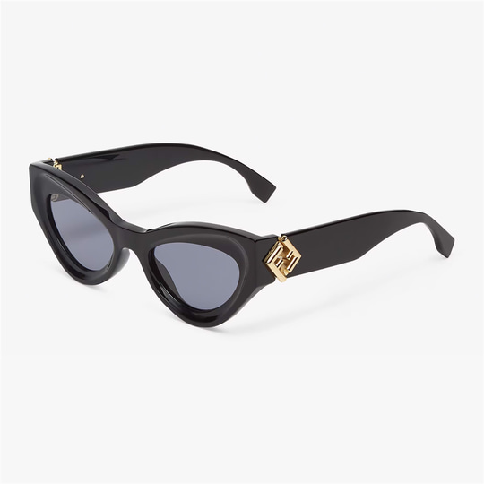 FENDI FF Diamonds Cat Eye Siyah Kadın Güneş Gözlüğü