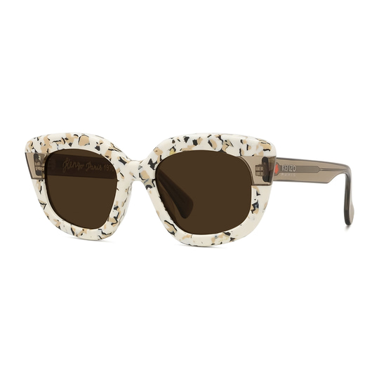 Kenzo 1970 Geometrik Havana Unisex Güneş Gözlüğü | Brandeyes