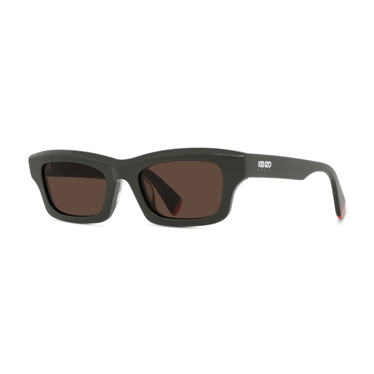 Kenzo Aka Dikdörtgen Havana Unisex Güneş Gözlüğü | Brandeyes