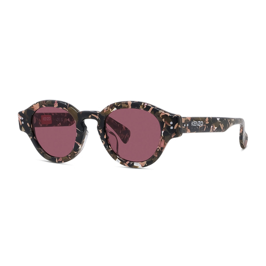Kenzo Boke Flower Oval Siyah Unisex Güneş Gözlüğü | Brandeyes