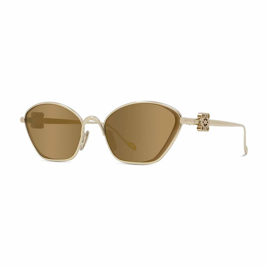 Loewe Anagram Cat Eye Gold Kadın Güneş Gözlüğü | Brandeyes