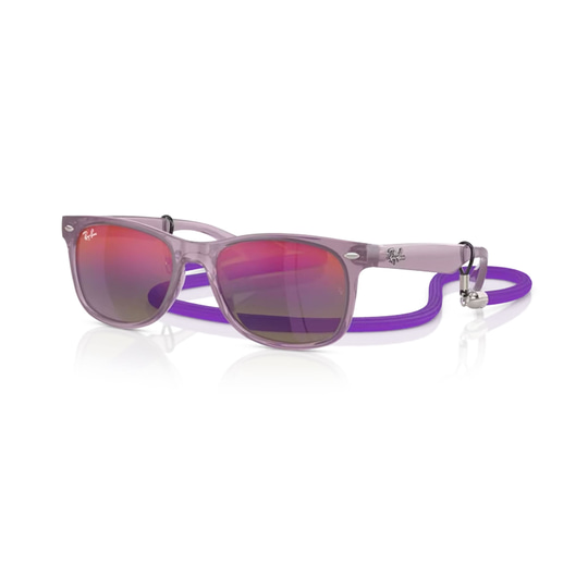 Ray-Ban Kids New Wayfarer RJ 9052S Kare Mavi Çocuk Güneş Gözlüğü