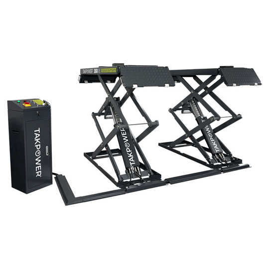 TAKPOWER 3.5 Ton Makaslı Hidrolik Araç Kaldırma Lifti 2 Metre